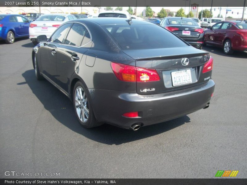 Smoky Granite Mica / Black 2007 Lexus IS 250