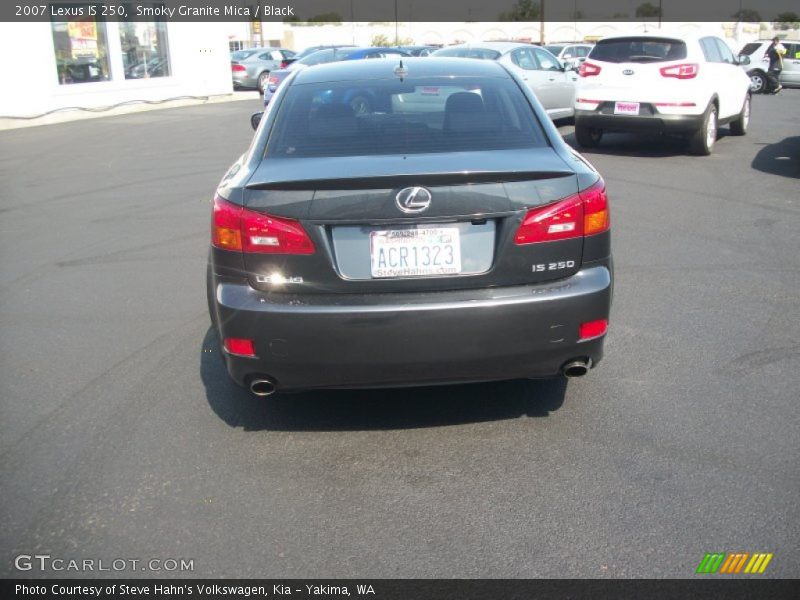 Smoky Granite Mica / Black 2007 Lexus IS 250
