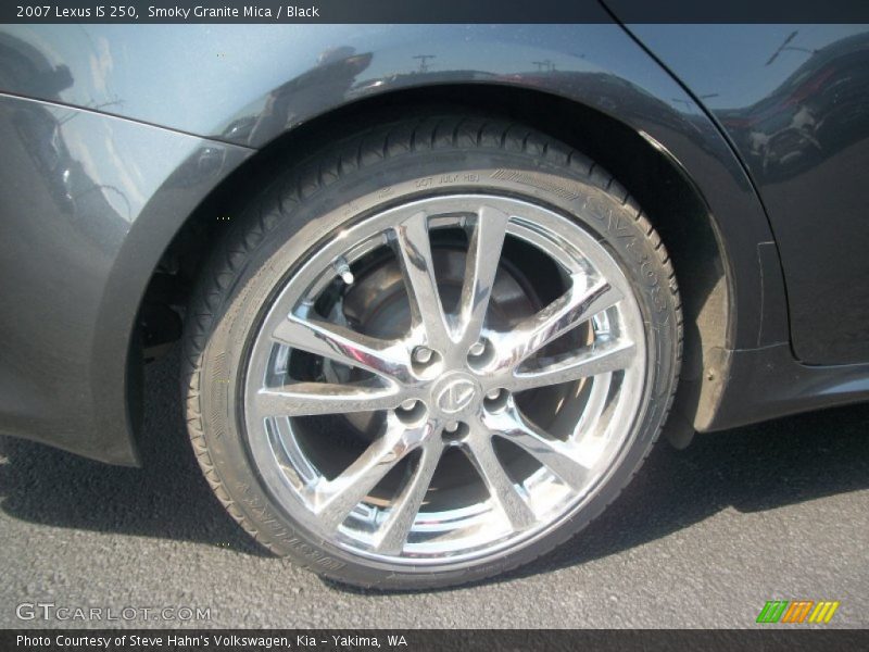 Smoky Granite Mica / Black 2007 Lexus IS 250