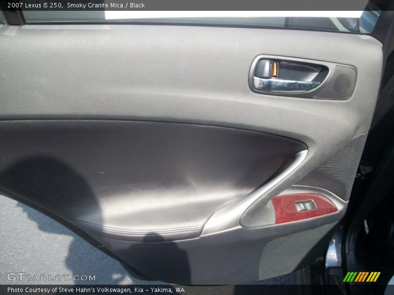 Smoky Granite Mica / Black 2007 Lexus IS 250