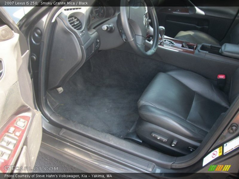 Smoky Granite Mica / Black 2007 Lexus IS 250