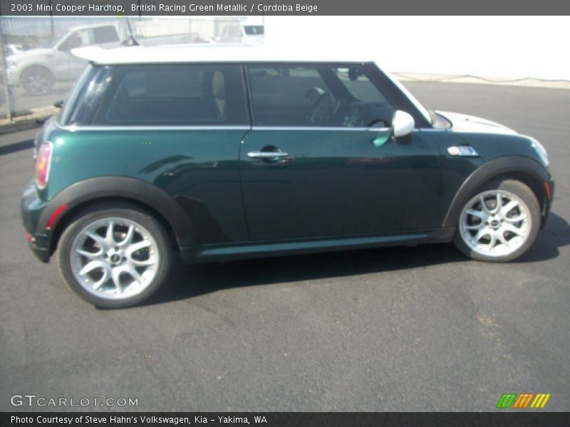 British Racing Green Metallic / Cordoba Beige 2003 Mini Cooper Hardtop