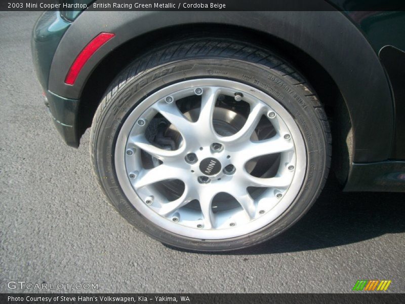 British Racing Green Metallic / Cordoba Beige 2003 Mini Cooper Hardtop