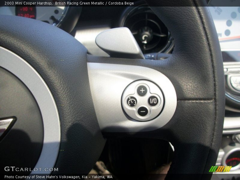 British Racing Green Metallic / Cordoba Beige 2003 Mini Cooper Hardtop