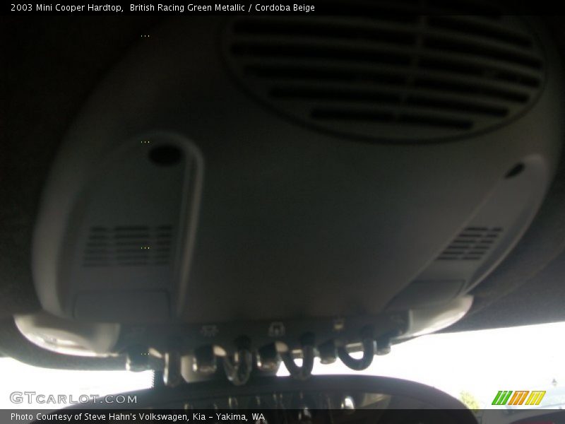 British Racing Green Metallic / Cordoba Beige 2003 Mini Cooper Hardtop