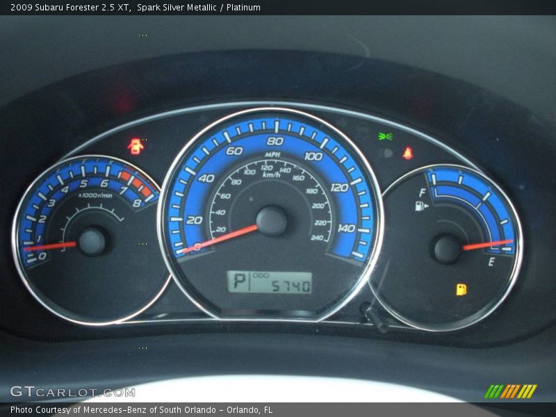 Spark Silver Metallic / Platinum 2009 Subaru Forester 2.5 XT
