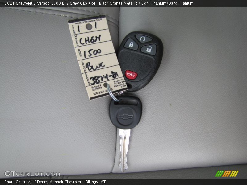 Keys of 2011 Silverado 1500 LTZ Crew Cab 4x4