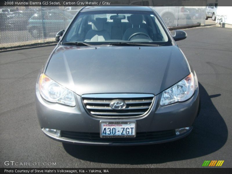 Carbon Gray Metallic / Gray 2008 Hyundai Elantra GLS Sedan