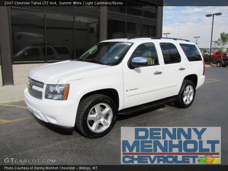 Summit White / Light Cashmere/Ebony 2007 Chevrolet Tahoe LTZ 4x4
