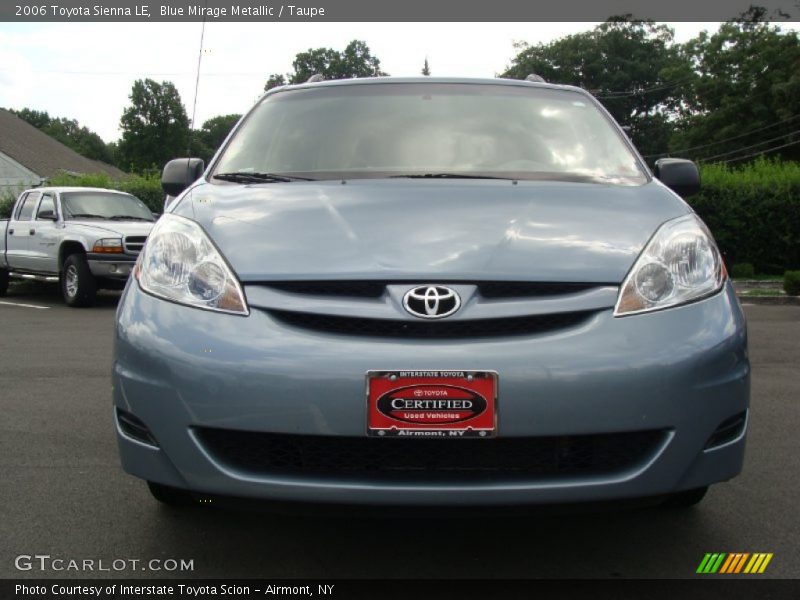 Blue Mirage Metallic / Taupe 2006 Toyota Sienna LE