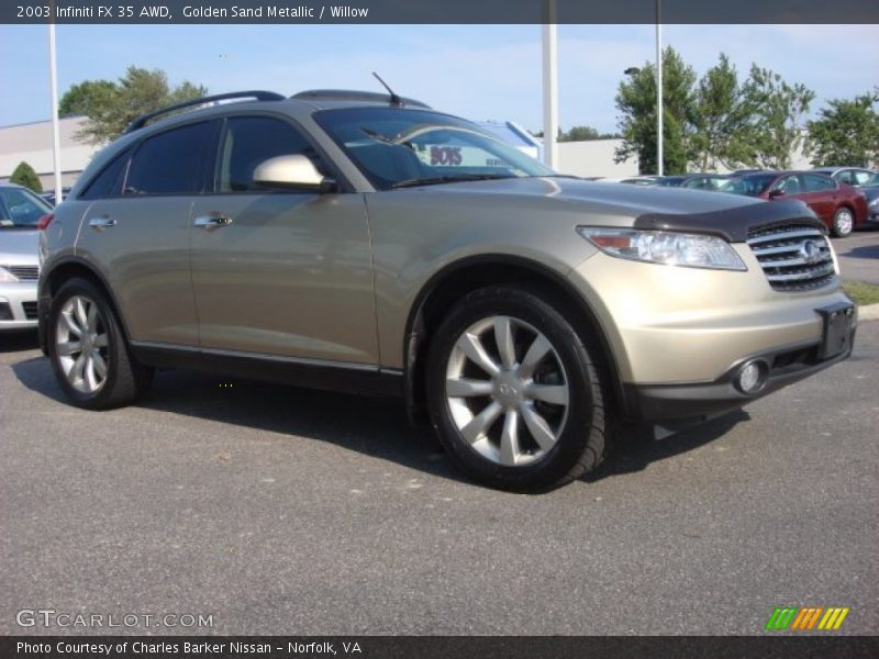 Golden Sand Metallic / Willow 2003 Infiniti FX 35 AWD