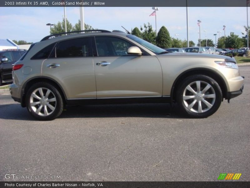 Golden Sand Metallic / Willow 2003 Infiniti FX 35 AWD
