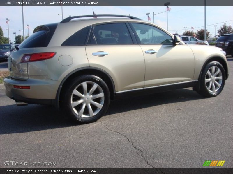 Golden Sand Metallic / Willow 2003 Infiniti FX 35 AWD