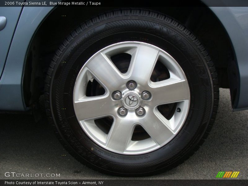 Blue Mirage Metallic / Taupe 2006 Toyota Sienna LE