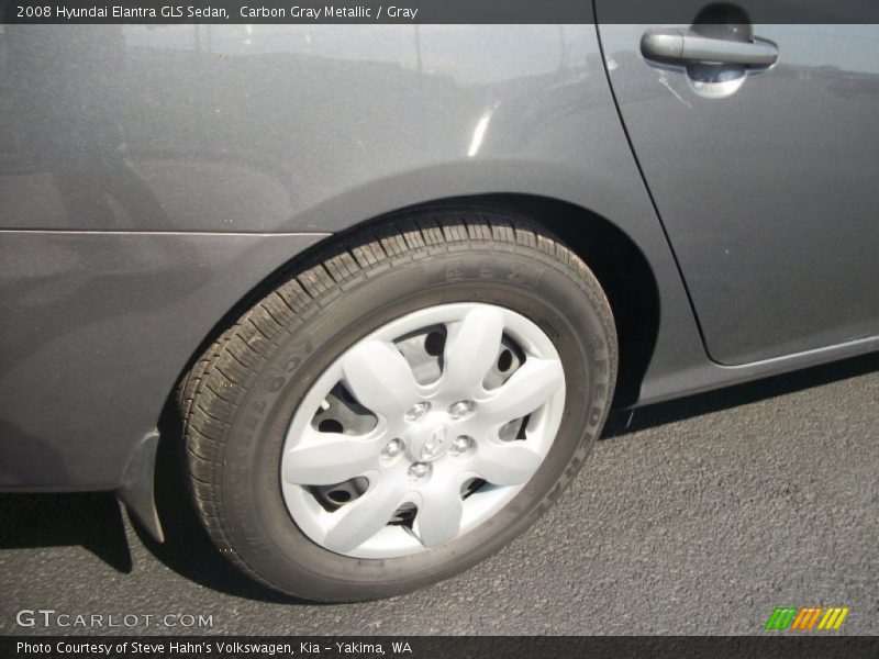 Carbon Gray Metallic / Gray 2008 Hyundai Elantra GLS Sedan