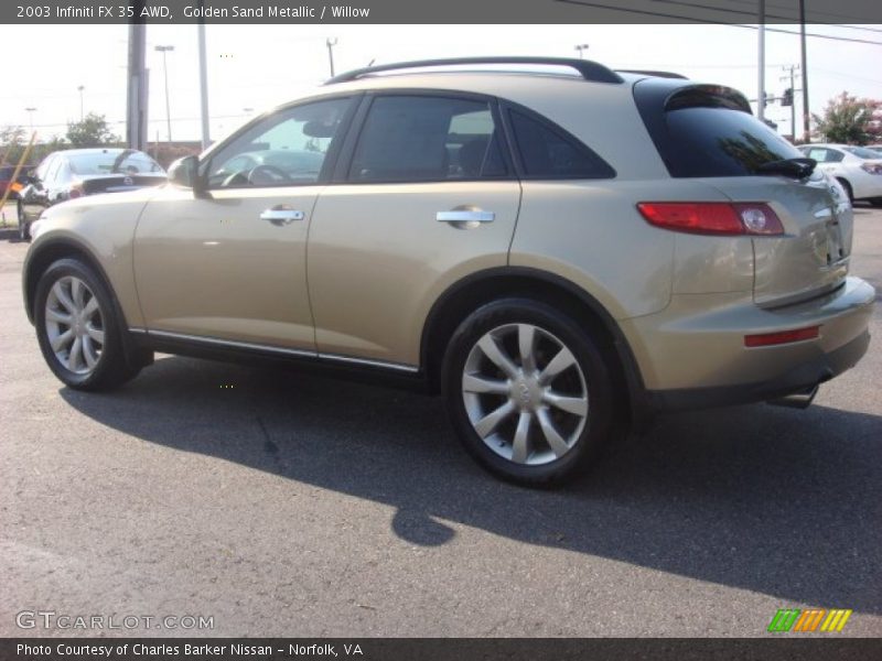 Golden Sand Metallic / Willow 2003 Infiniti FX 35 AWD