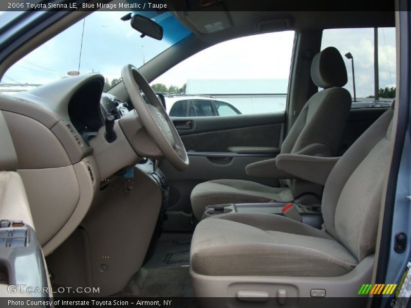 Blue Mirage Metallic / Taupe 2006 Toyota Sienna LE
