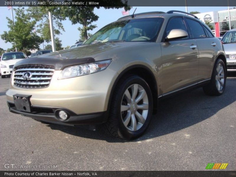 Golden Sand Metallic / Willow 2003 Infiniti FX 35 AWD