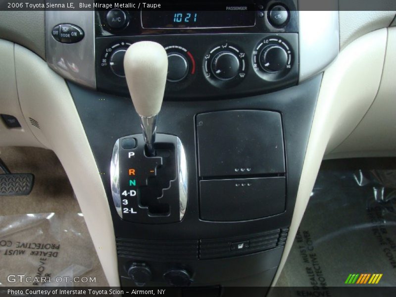Blue Mirage Metallic / Taupe 2006 Toyota Sienna LE