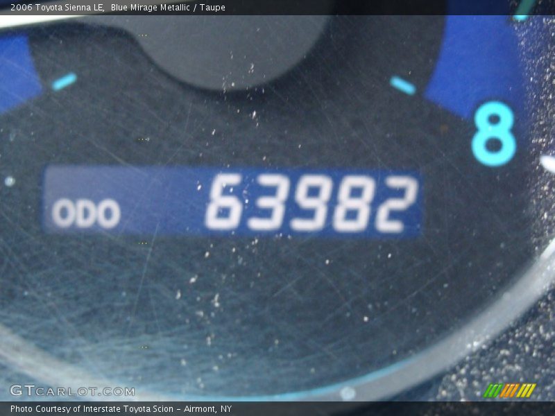 Blue Mirage Metallic / Taupe 2006 Toyota Sienna LE
