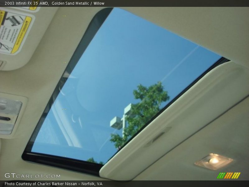 Golden Sand Metallic / Willow 2003 Infiniti FX 35 AWD