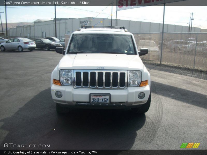Stone White / Khaki 2007 Jeep Commander Limited 4x4
