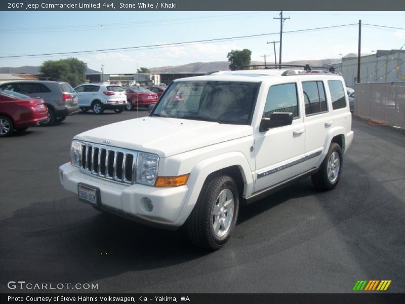 Stone White / Khaki 2007 Jeep Commander Limited 4x4