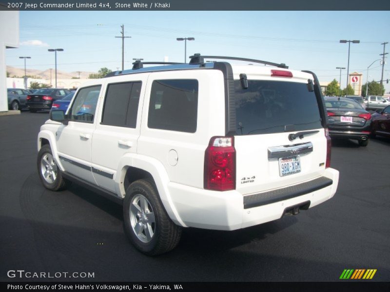 Stone White / Khaki 2007 Jeep Commander Limited 4x4