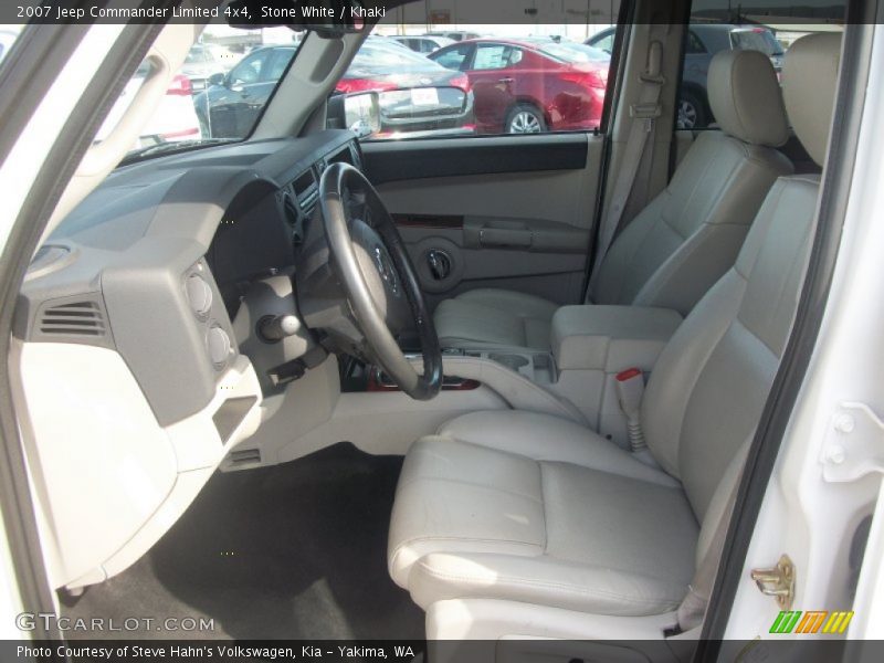 Stone White / Khaki 2007 Jeep Commander Limited 4x4