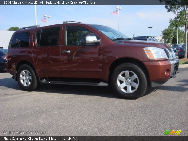 Sedona Metallic / Graphite/Titanium 2004 Nissan Armada LE 4x4