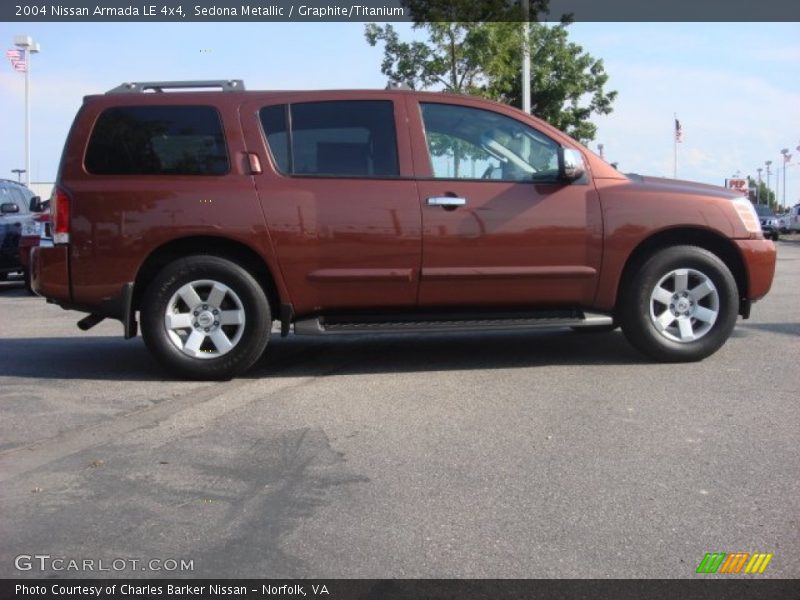 Sedona Metallic / Graphite/Titanium 2004 Nissan Armada LE 4x4