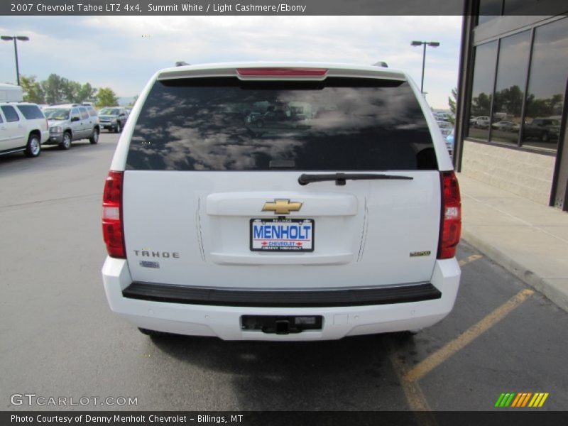 Summit White / Light Cashmere/Ebony 2007 Chevrolet Tahoe LTZ 4x4