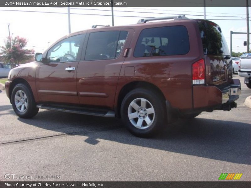 Sedona Metallic / Graphite/Titanium 2004 Nissan Armada LE 4x4