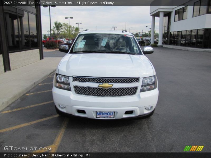 Summit White / Light Cashmere/Ebony 2007 Chevrolet Tahoe LTZ 4x4