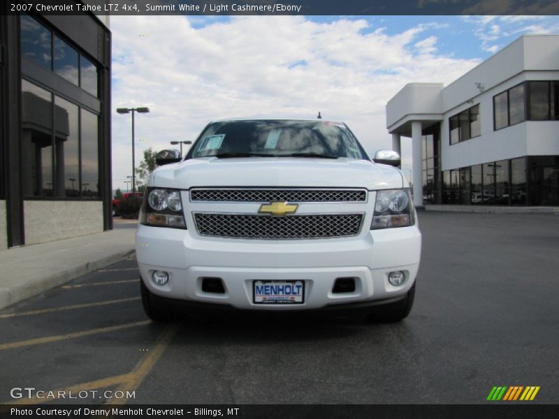 Summit White / Light Cashmere/Ebony 2007 Chevrolet Tahoe LTZ 4x4