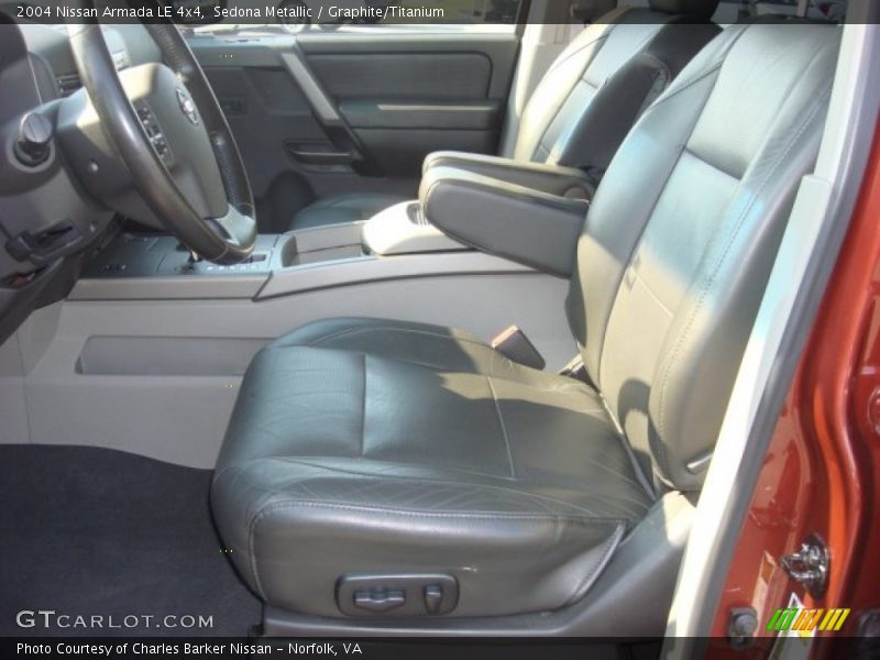 Sedona Metallic / Graphite/Titanium 2004 Nissan Armada LE 4x4