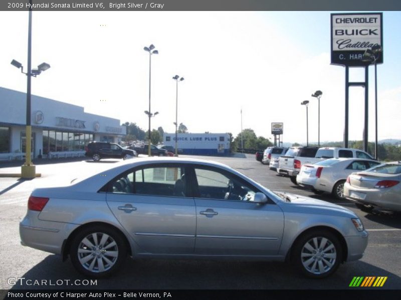 Bright Silver / Gray 2009 Hyundai Sonata Limited V6