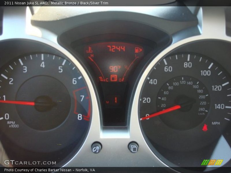 Metallic Bronze / Black/Silver Trim 2011 Nissan Juke SL AWD