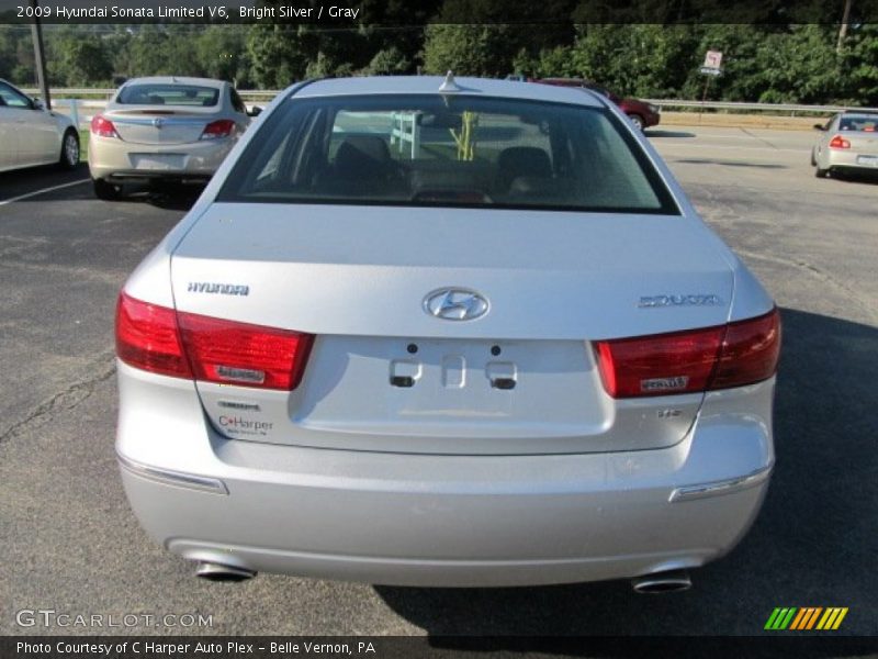 Bright Silver / Gray 2009 Hyundai Sonata Limited V6