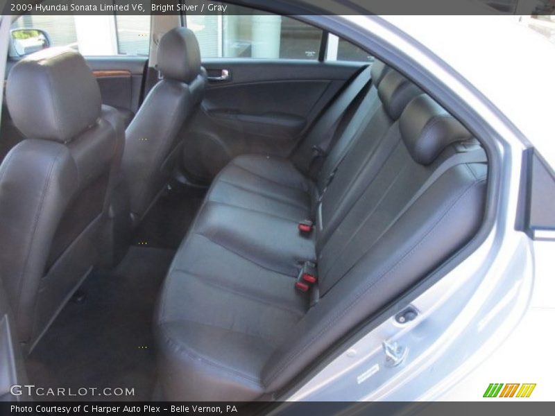 Bright Silver / Gray 2009 Hyundai Sonata Limited V6