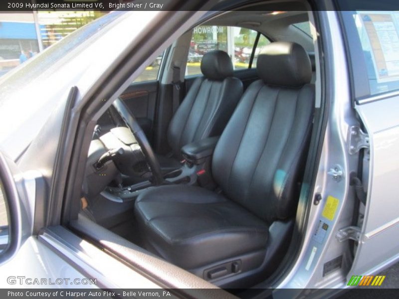 Bright Silver / Gray 2009 Hyundai Sonata Limited V6