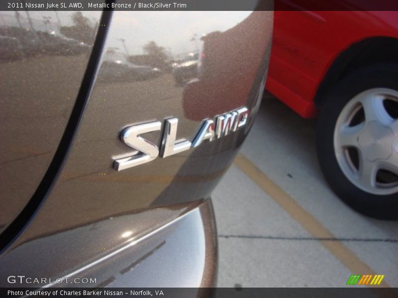 Metallic Bronze / Black/Silver Trim 2011 Nissan Juke SL AWD