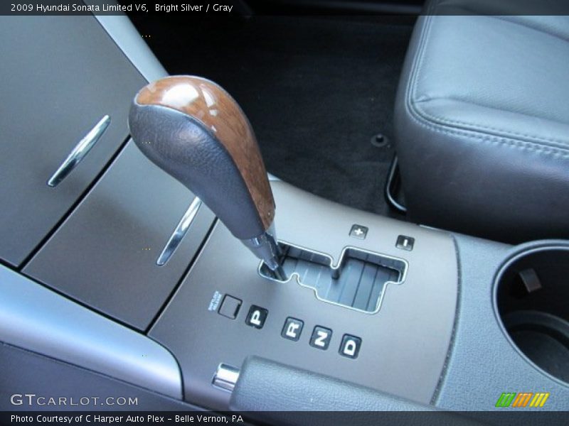 Bright Silver / Gray 2009 Hyundai Sonata Limited V6