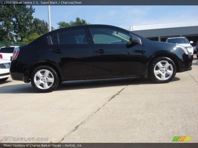 Super Black / Charcoal/Steel 2008 Nissan Sentra 2.0