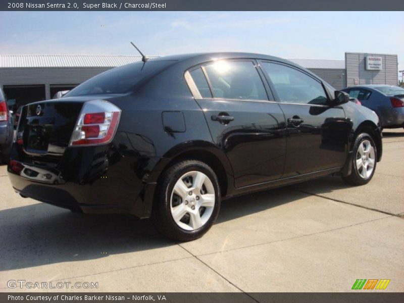 Super Black / Charcoal/Steel 2008 Nissan Sentra 2.0