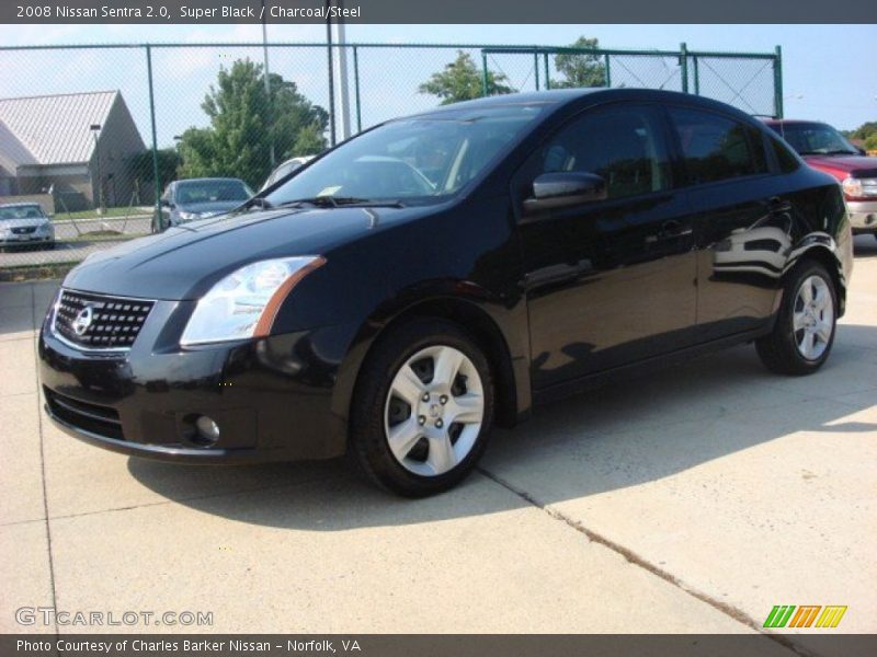Super Black / Charcoal/Steel 2008 Nissan Sentra 2.0