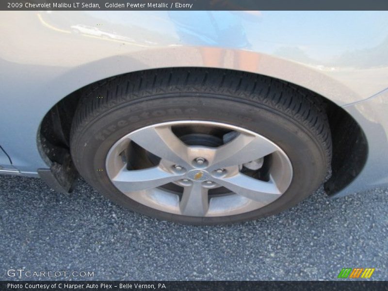 Golden Pewter Metallic / Ebony 2009 Chevrolet Malibu LT Sedan