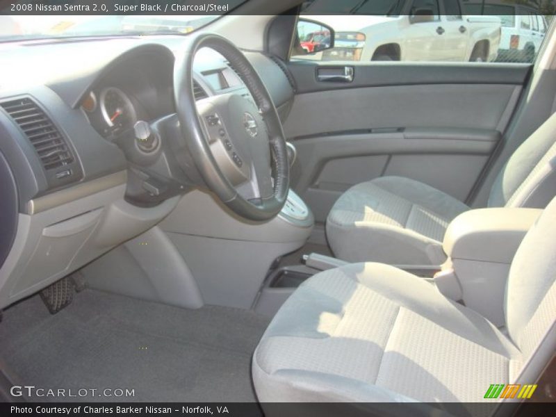 Super Black / Charcoal/Steel 2008 Nissan Sentra 2.0