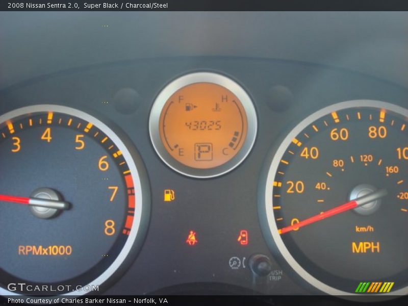Super Black / Charcoal/Steel 2008 Nissan Sentra 2.0