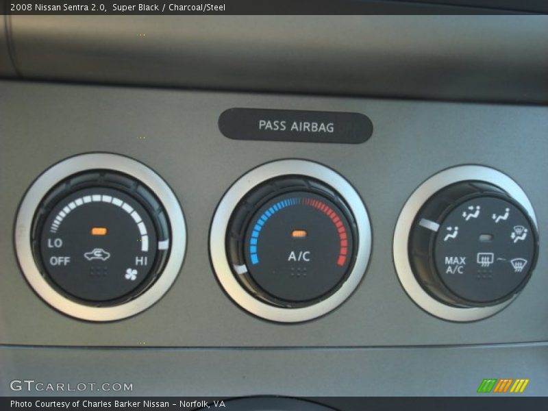 Super Black / Charcoal/Steel 2008 Nissan Sentra 2.0